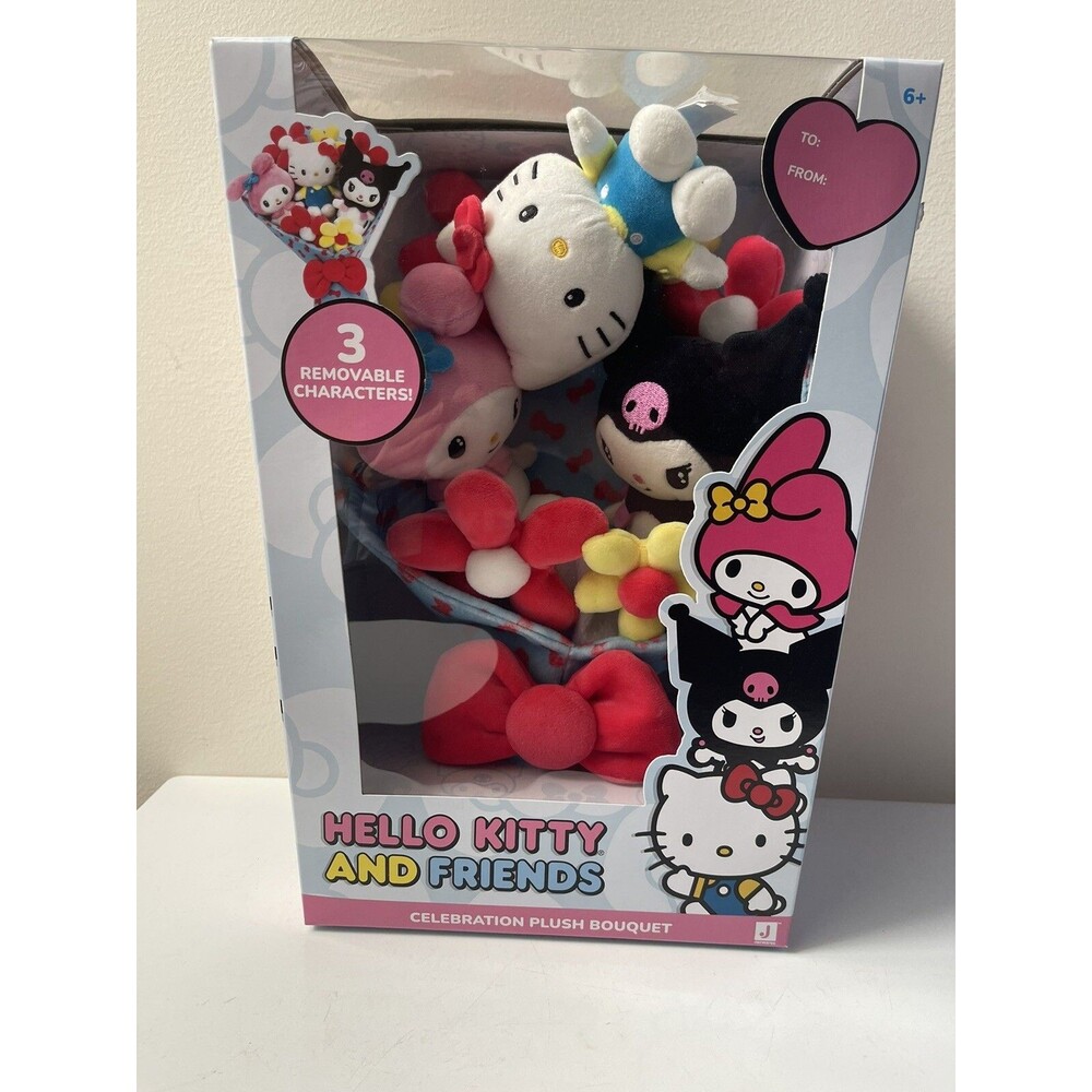 Sanrio Hello Kitty and Friends Celebration Plush Bouquet With Removable Plush